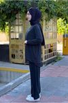 26Y6672 - SİYAH - TÜL DETAYLI TUNİKLİ TAKIM