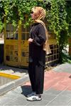 26Y7578 - SİYAH - DENİZ KABUĞU TAKIM