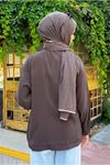 26Y7256 - KAHVE - MODAL CEKET  