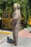 26Y6684 - HAKİ - TEK DÜĞME CEKETLİ MODAL  TAKIM