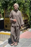 26Y6684 - HAKİ - TEK DÜĞME CEKETLİ MODAL  TAKIM