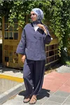 26Y6684 - LACİVERT - TEK DÜĞME CEKETLİ MODAL TAKIM