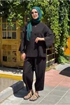 26Y6684 - SİYAH - TEK DÜĞME CEKETLİ MODAL TAKIM