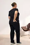 5053 Darpaça Kot Pantolon - Siyah
