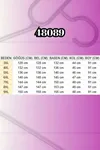 48089 Büyük Beden Beyoğlu Taşlı Modal Tunik - Lacivert