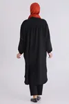 26Y2356 - SİYAH - Büyük Beden Tesettür Tunik